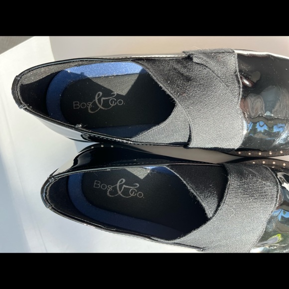 BOS & Co studded patent leather loafer / oxford 39 us8 - Picture 3 of 15
